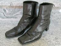 Stiefelette Leder schwarz Gr. 38,5 Gabor Block Absatz Reißverschl Nordrhein-Westfalen - Beverungen Vorschau