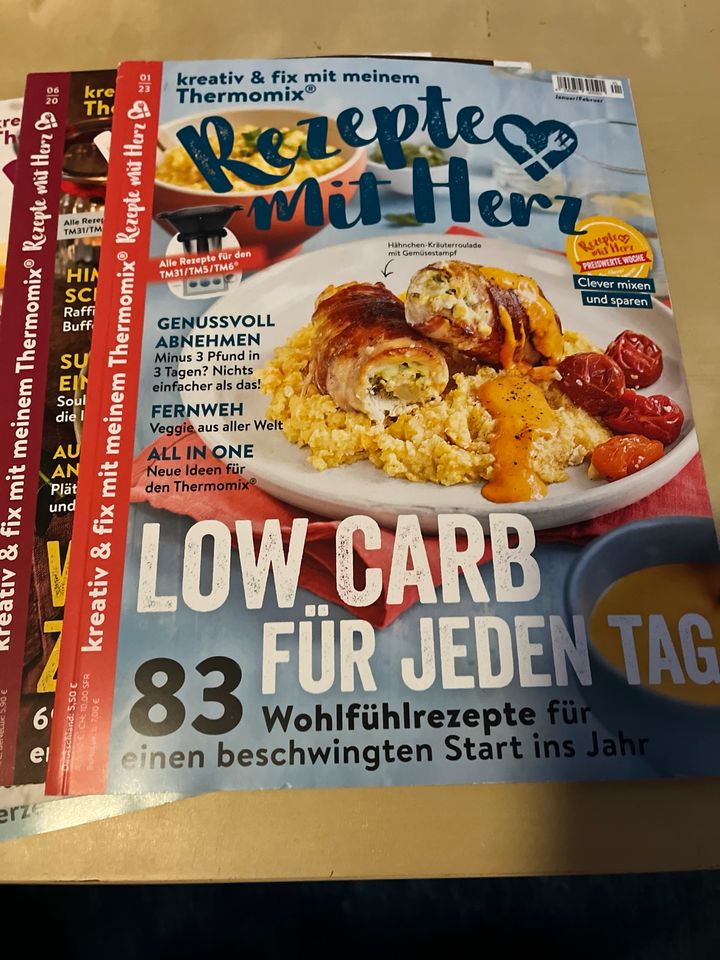 Verkaufe 6 Thermomix Rezepte mit Herz Zeitschriften je 4€ in Kandel