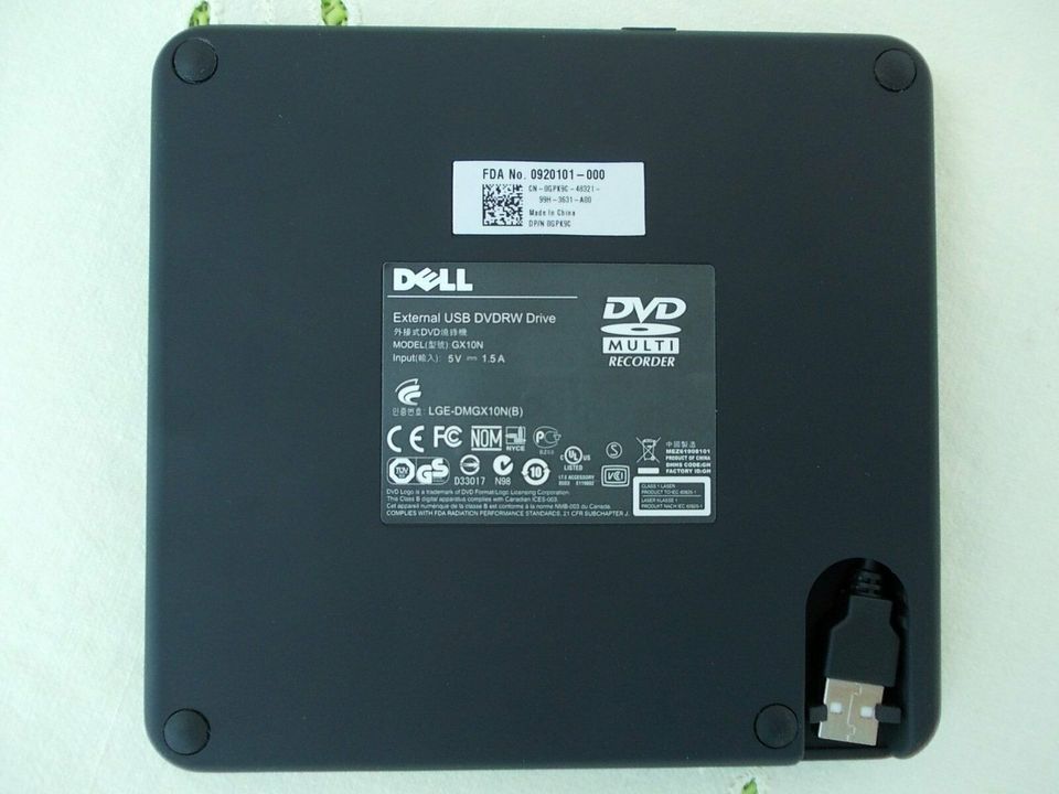 DELL External USB DVDRW-Drive DVD Multi Recorder - Modell GX10N in Frankfurt (Oder)