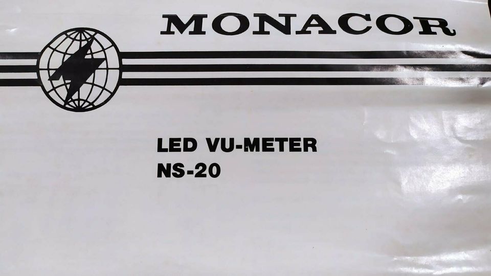 VU-Meter Monacor Model NS-20 Lautsprecher-Umschalter mit VU-Meter in Küssaberg