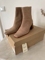 Mango Stiefeletten beige 41 Echtleder Mitte - Tiergarten Vorschau