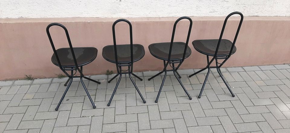 4 Ikea Klappstühle Design Nils Gammelgaard 80er Vintage in Wöllstadt