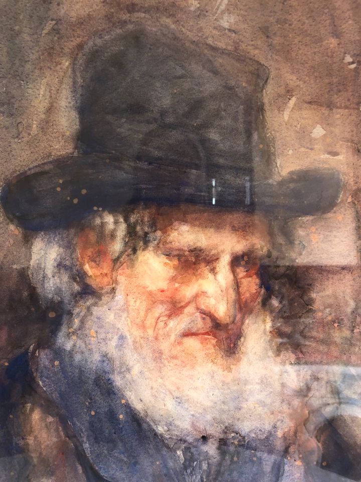 Fedor van Kregten Original Aquarelle 1871 - 1937 in Hamburg