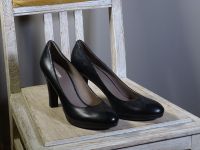 #18_ Pumps schwarz GEOX Leder Gr41 top Absatz 10cm bequem Flensburg - Fruerlund Vorschau