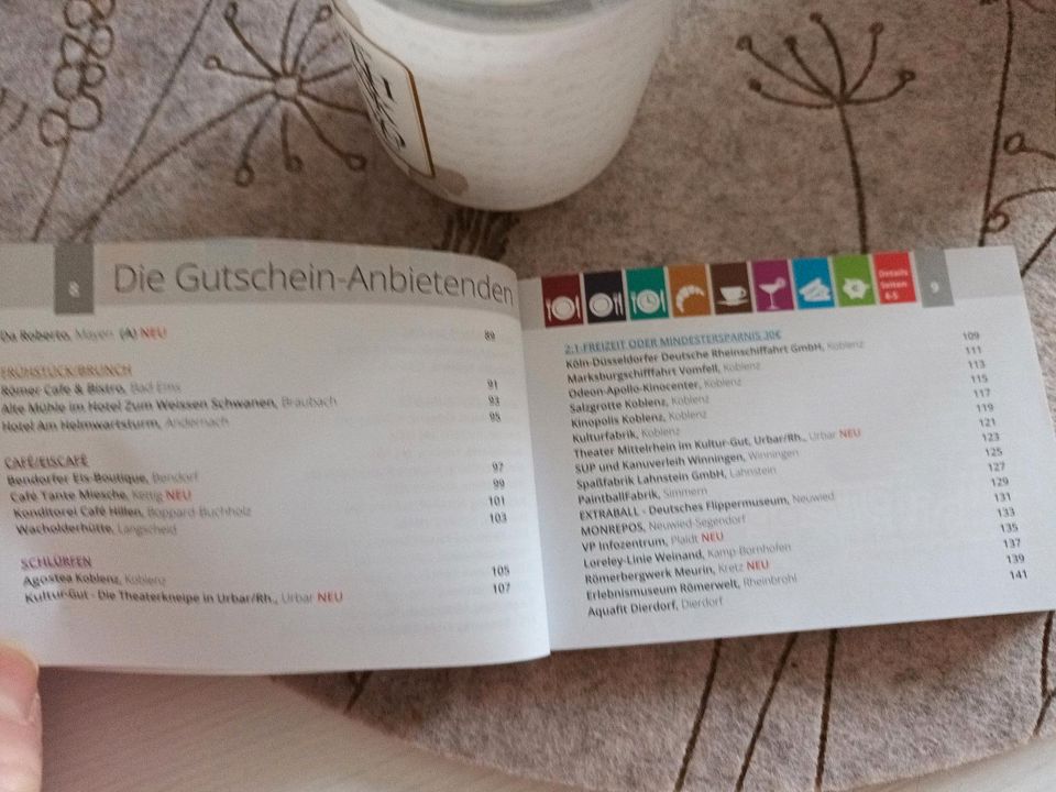 Neu Gutscheinbuch Schlemmerblock in Mülheim-Kärlich