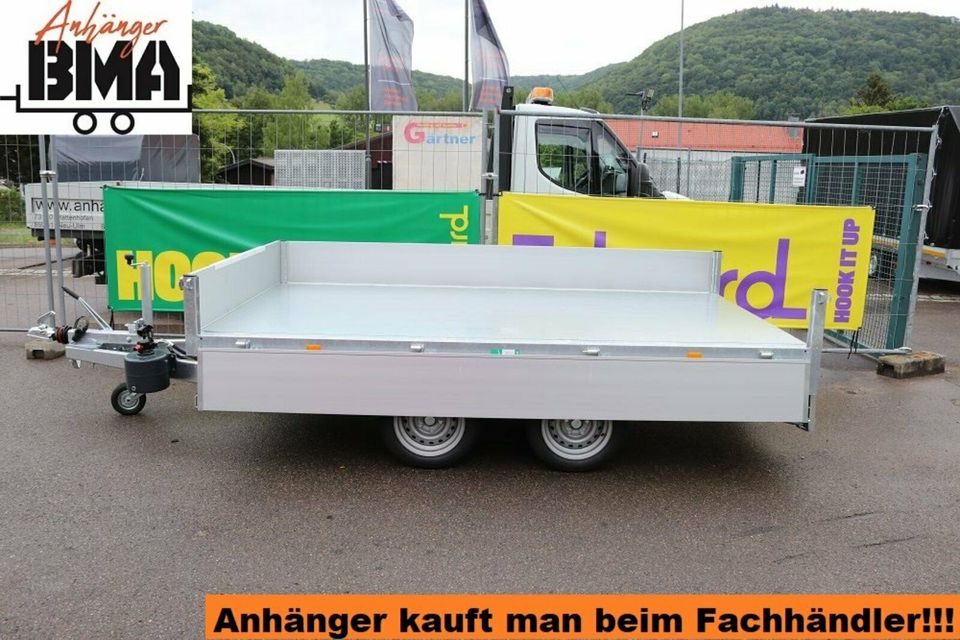 EDUARD Rückwärtskipper Anhänger 310x180 E&H 3500kg 63cm RAMPEN+ST in Mühlhausen im Täle