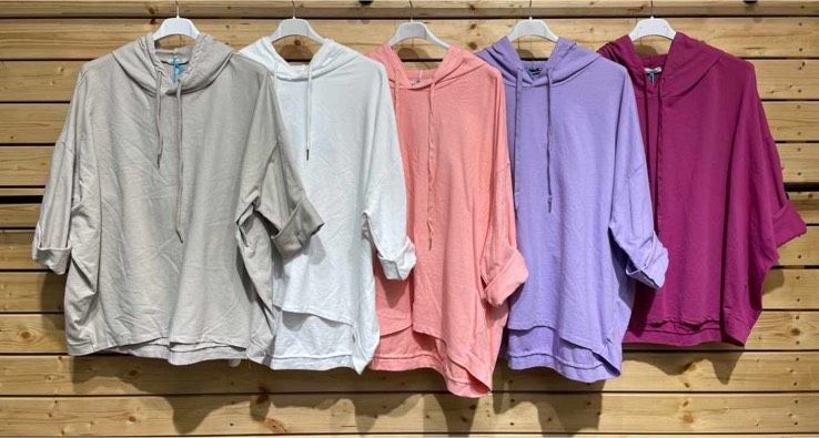 Damen Basic hoodie sweatshirt aus Baumwolle m L xl in Groß-Gerau