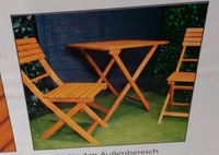 ❌ Balkon Set 3 teilig NEU/2 Gartenstühle mit Tisch Holz ❌ Nordfriesland - Husum Vorschau