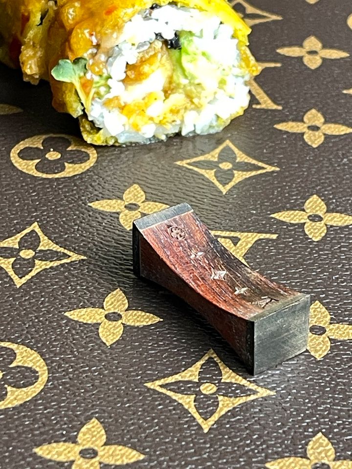 LOUIS VUITTON Rosewood Monogram Chopsticks with Case 266256