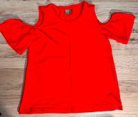 Vero Moda korallenoranges T-Shirt Cut-Outs Ärmel Bayern - Würzburg Vorschau