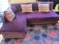 Couch, Sofa, Sitzgarnitur L-Form, lila, Schlaffunktion+Bettkasten Wuppertal - Heckinghausen Vorschau