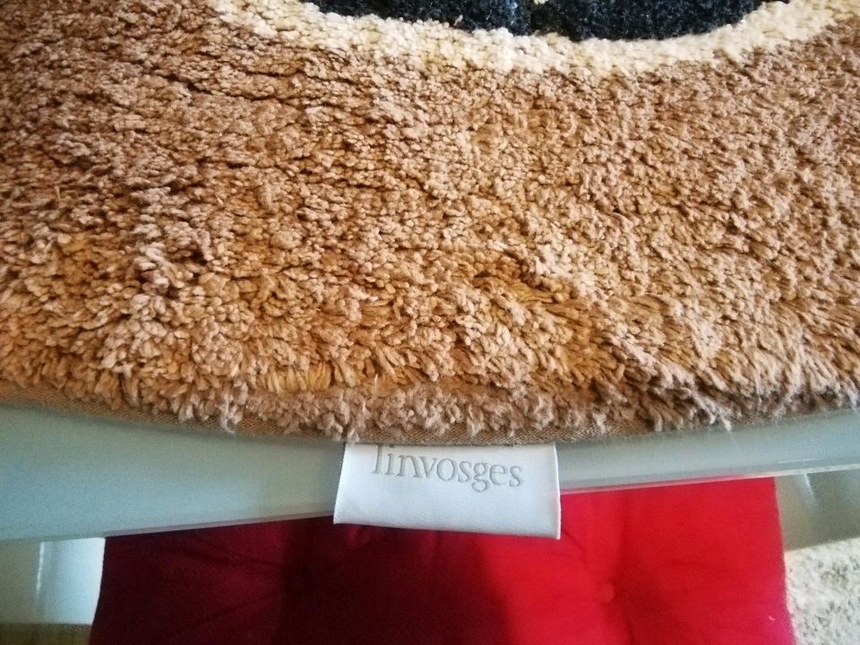 Bär Teppich runder Kinderteppich linvosgens 100% Baumwolle in Nürnberg (Mittelfr)