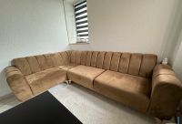 Couch beige braun orange sofa Baden-Württemberg - Mannheim Vorschau