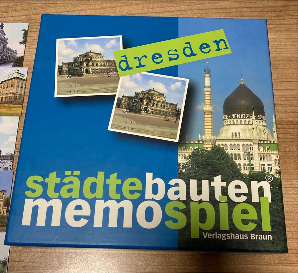 Memory Dresden neuwertig mit Buch Bauten Beschreibung in Niedereschach