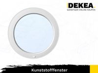 Rund Weiß Kunststofffenster 600 x 600 mm Fenster-PVC aus Polen Festverglasung für Haus Gartenhaus Garagen ALUPLAST optional mit Lüftung Rolladen Fensterbänke Dresden - Innere Altstadt Vorschau