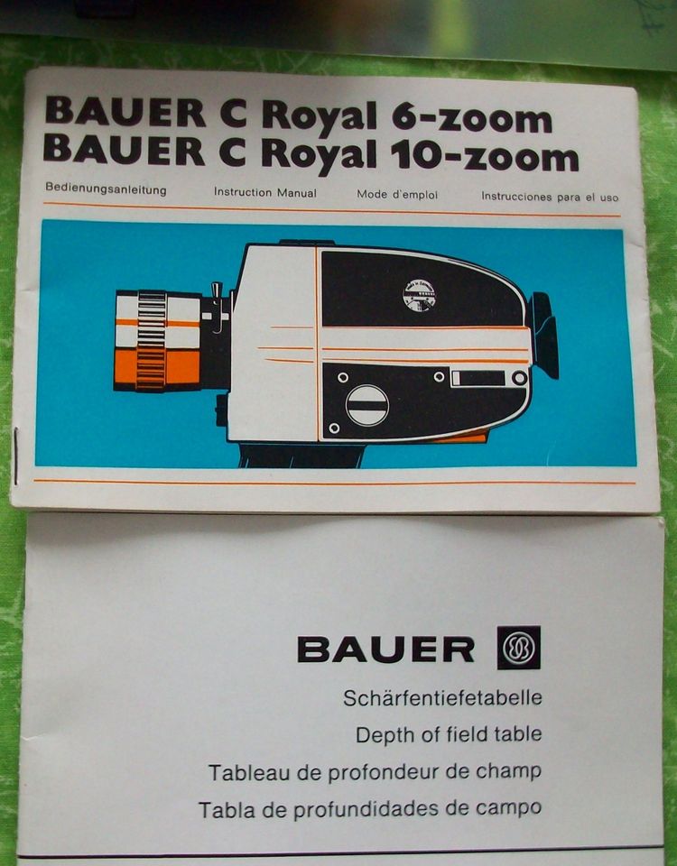 1 Bauer C Royal 6- ZOOM Videokamera in Filderstadt