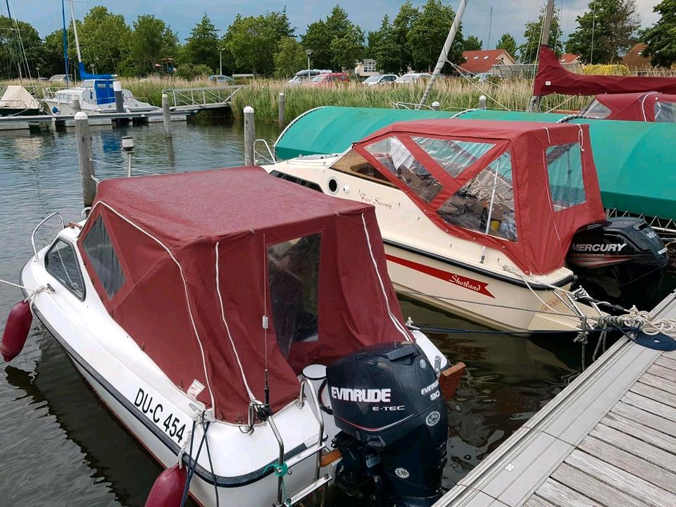 Marieholm Concorde HT Halbkajütboot Boot Motorboot Evinrude in Hamminkeln