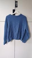 blauer pullover mit strickmuster / pulli Dresden - Cotta Vorschau