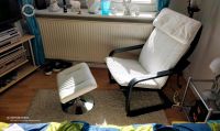 Poäng Stuhl mit ergonomischen Leder Fußhocker...ANZEIGE LESEN... Häfen - Bremerhaven Vorschau