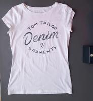 Tom Tailer Tshirt XS 34 weiß Denim Bayern - Freilassing Vorschau