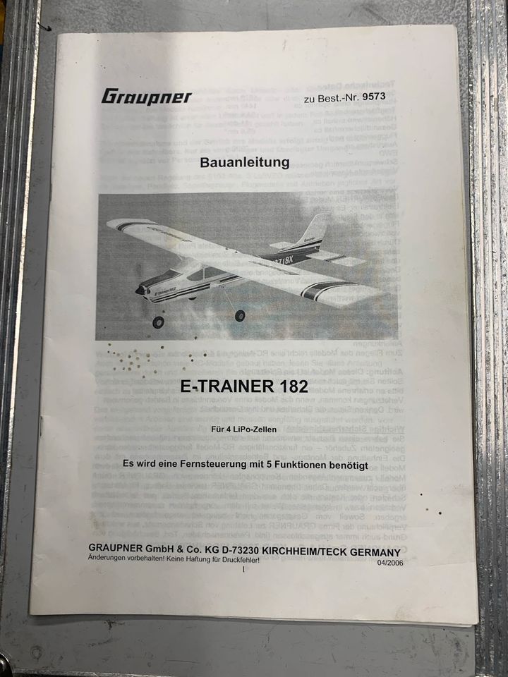 Graupner E-Trainer 182 in Stotternheim