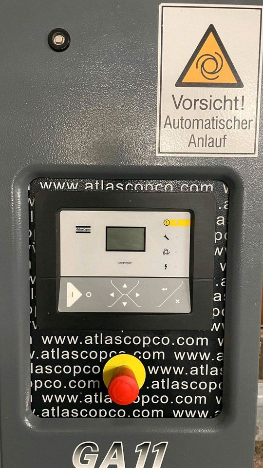 Druckluft Kompressor Atlas Copco GA11P + Wasserabscheider + Staub in Grasleben