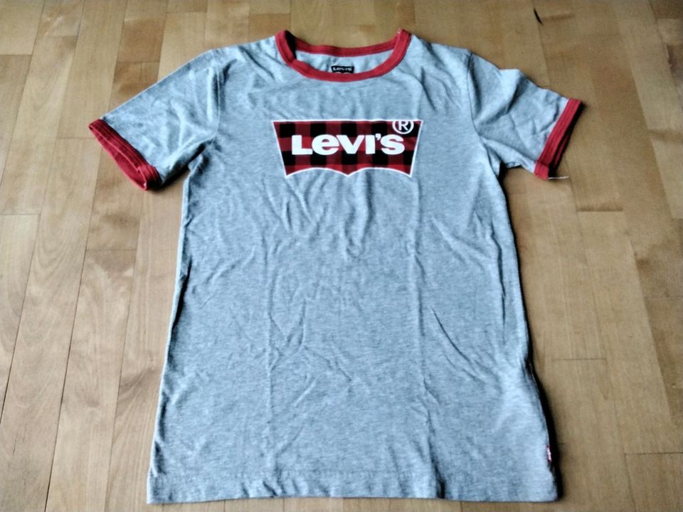 LEVI'S T-shirt, Kinder, grau, rot, Gr.164 in Bochum