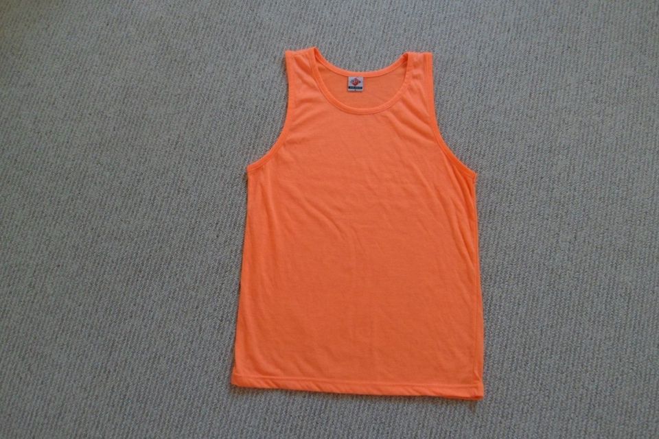 Herren Top Shirt, Gr. S / orange fällt auf Muskelshirt in Rostock