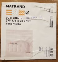 2 IKEA Matratzen "MATRAND", 90 x 200, fest und mittelfest, neu Saarland - Homburg Vorschau