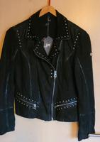 Lederjacke Wild Leder schwarz Nieten Gr M Rocker Jacke Bayern - Kaufbeuren Vorschau