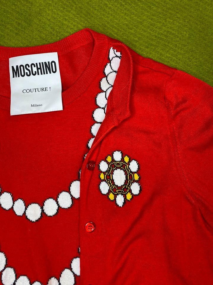 MOSCHINO Coutoure!  Strick Pullover angedeutetes TwinSet Luxury S in München