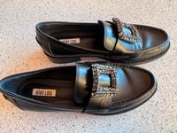 Schwarze Leder Loafer 39 Bibi Lou Rheinland-Pfalz - Wincheringen Vorschau