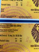 Tickets König der Löwen Hamburg 15.05.24 Baden-Württemberg - Mühlhausen Vorschau