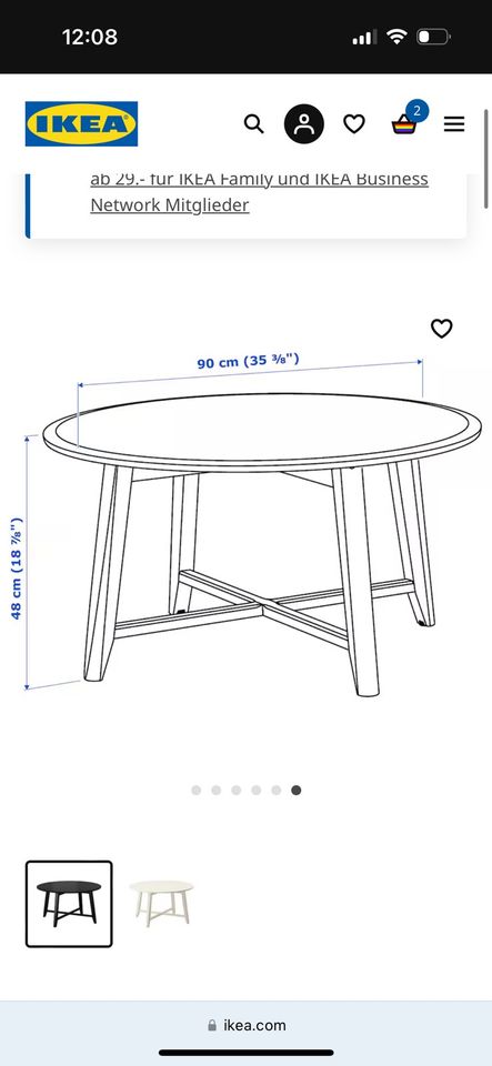 Ikea Tische Kragsta -grün-; 3-er Set in Kraftsdorf