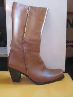 Cowboy Stiefel Luccico Leder 39 braun cognac Vintage 90er wie neu Berlin - Wilmersdorf Vorschau