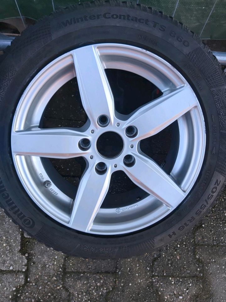 Alufelgen BMW 1er, 2er Winterräder 16 Zoll 205/55/R16 in Kaarst