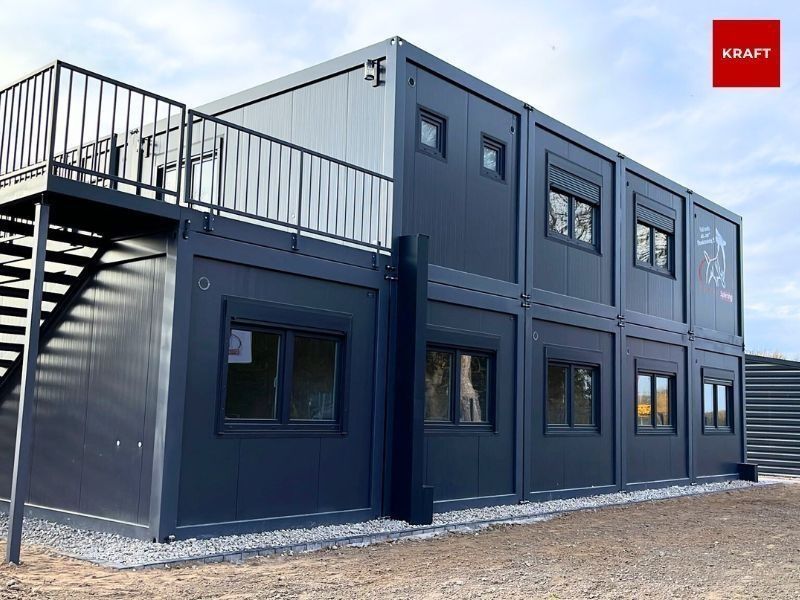 Bürocontaineranlage | Doppelcontainer (2 Module) | ab 26 m2 in Esslingen