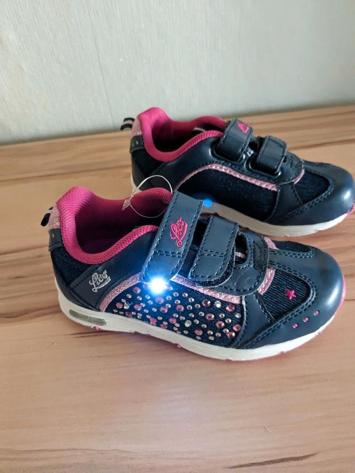 Lico Mädchen Sneaker Größe 25 mit Blinkies in Wettin-Löbejün