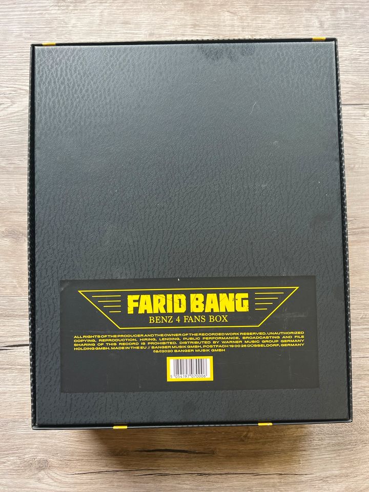 Farid Bang - Genkidama Benz 4 Fans Box RAR NEU OVP in Bergisch Gladbach