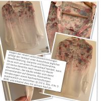 ‼️Bershka Bluse Gr. S 36 Blümchen weiß Schleswig-Holstein - Reinbek Vorschau