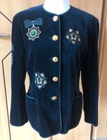 Blazer Damen Gr.42 Vintage Escada Blau Bayern - Kaufering Vorschau