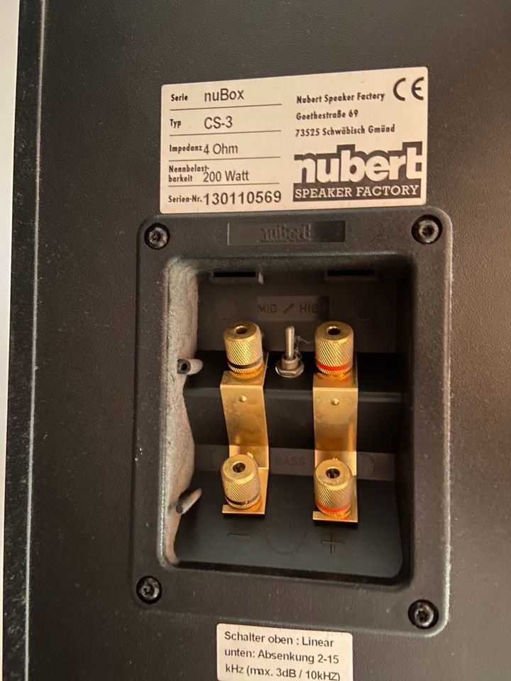 Nubert NuBox CS 3 Center Lautsprecher in Hamburg