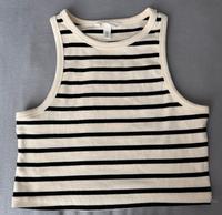 Schönes sommerliches Basic Streifen Cropped Top von H&M. Niedersachsen - Braunschweig Vorschau