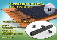 Aluminium Schrägdach Ziegeldach Montagesystem für Dachmontage von Solarmodulen, Balkonkraftwerk Photovoltaik, Solar, Alu Niedersachsen - Seesen Vorschau