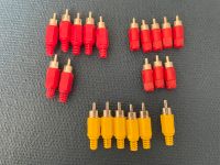 Cinch / RCA Stecker, Rot und Gelb 0,20 € Bayern - Aschaffenburg Vorschau