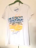 SOCCX T-Shirt weiß neon orange blau XL 42 top Berlin - Marzahn Vorschau