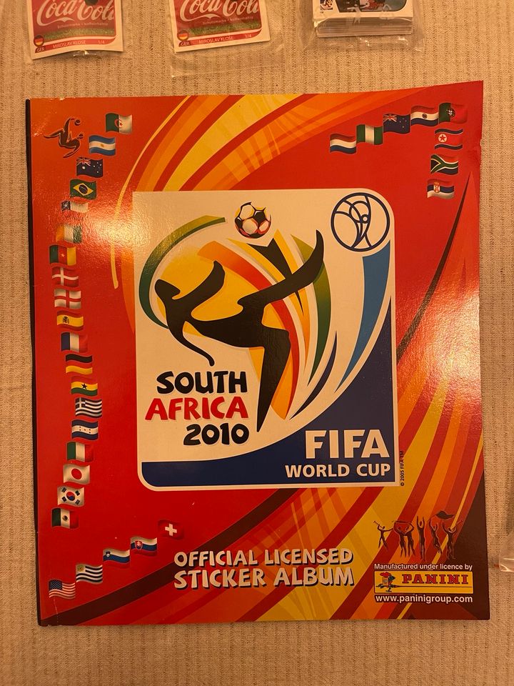 WM 2010 Panini Stickerheft komplett ungeklebt in München