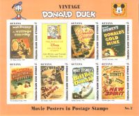 Guyana 4424-4431 KB Comics Disney Movie Posters Donalds Goldmine Nordrhein-Westfalen - Kamen Vorschau