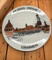 DDR Kahla Wandteller VEB Erdöl Erdgas Grimmen Mecklenburg-Vorpommern - Greifswald Vorschau