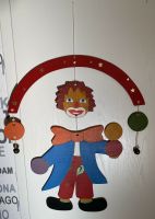 Deko Tür Türdekoration Clown Kinder bunt Holz Nordrhein-Westfalen - Verl Vorschau